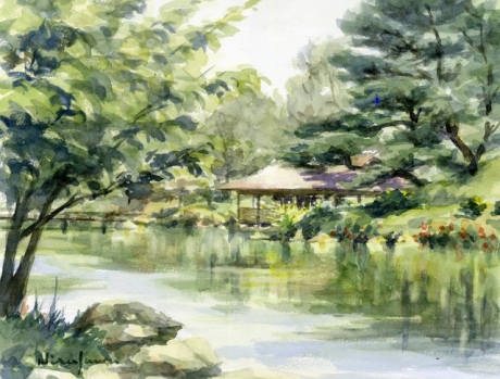 教室No108昭和記念公園／初夏の日本庭園：F6