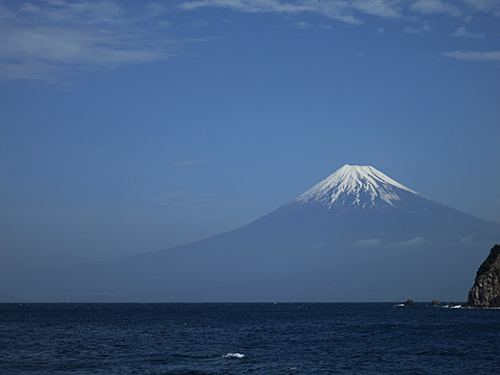 春特有の富士山！