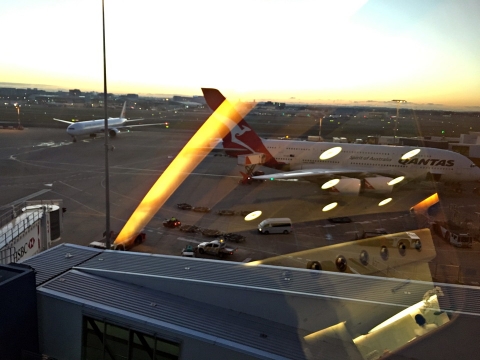 Qantas First Lounge Sydney International Airport