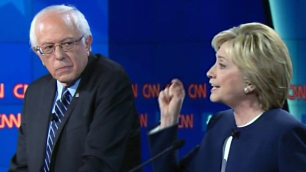 Sanders and Clinton