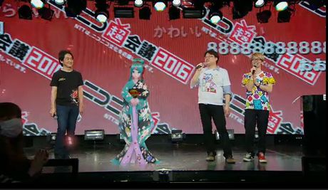 中村獅童出演、“超”歌舞伎発表会で初音ミクが挨拶「稽古がんばってます」