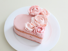 母の日やバレンタインに　バラのケーキ　レシピ