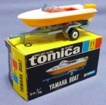 ヤマハ ボート トレーラー (トミカ71-1-2、1Fホイール装着車)