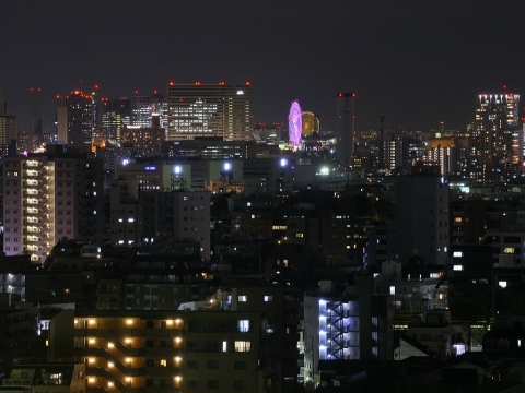 昭和大学病院の夜景