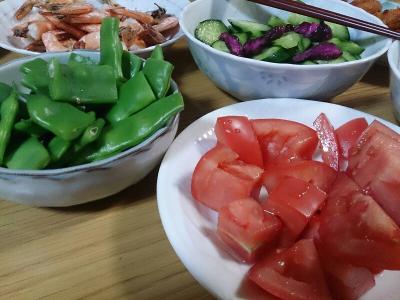 夏野菜の食卓