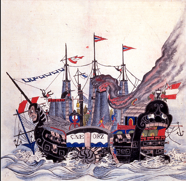 1854年に日本人が描いた黒船が面白いと話題に　海外の反応2